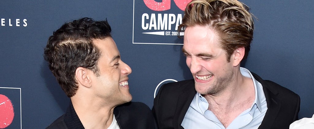 Robert Pattinson and Rami Malek at Go Gala Pictures