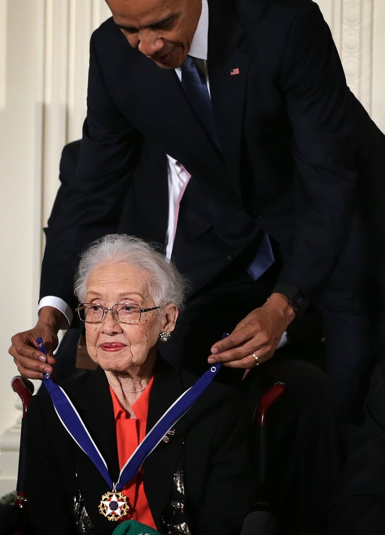 Katherine G. Johnson (born 1918), Dorothy Vaughan (1910-2008), and Mary Jackson (1921-2005)