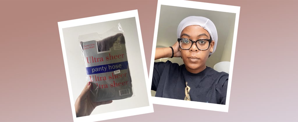 I Tried a Pantyhose Hair-Wrapping Hack and It Worked: Photos
