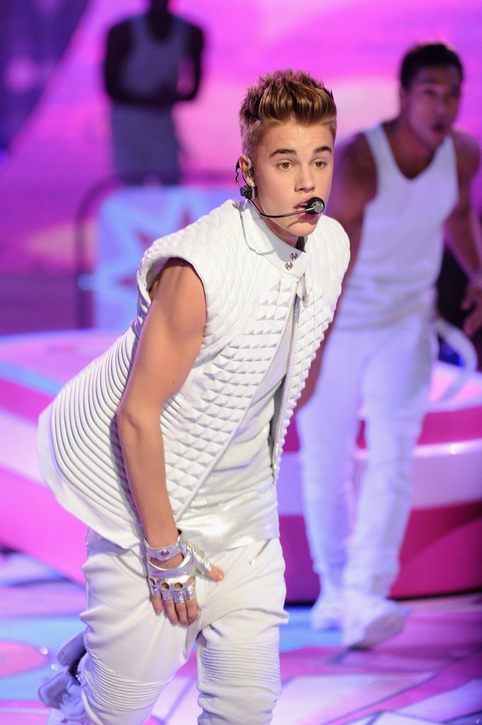Justin Bieber performed at the Victoria's Secret Fashion Show.
Justin Bieber performed at the Victoria's Secret Fashion Show.