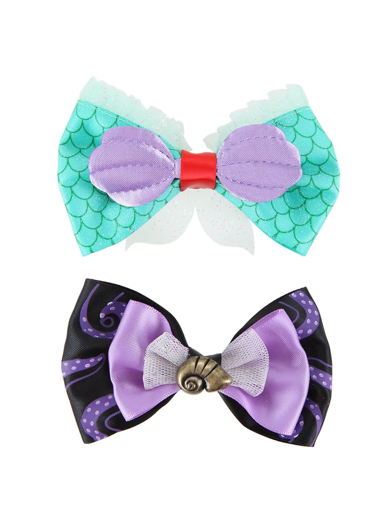 Disney The Little Mermaid Ariel and Ursula Hair Bow 2 Pack ($8, originally $11)