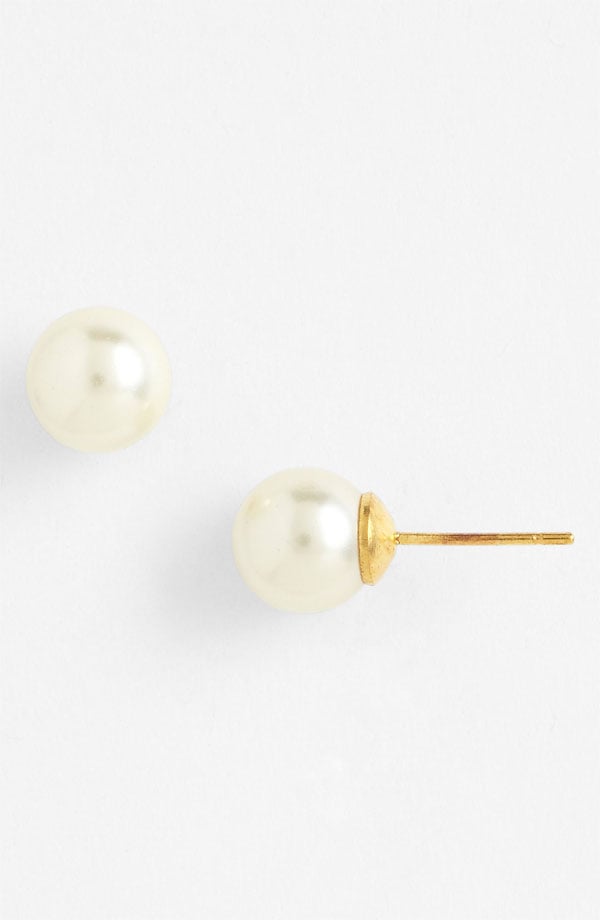 BP Rachel Pearl Stud Earrings