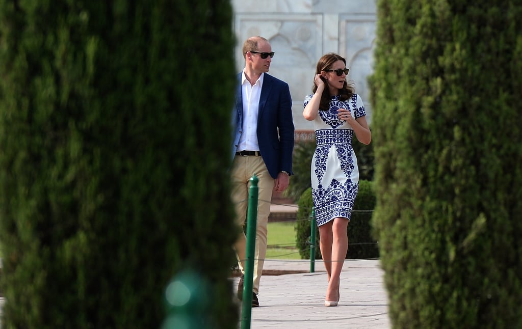 Kate Middleton's Naeem Khan Dress at the Taj Mahal 2016