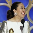 She Did It! Sandra Oh Makes History With Her Golden Globe Win For Best Actress in a TV Drama