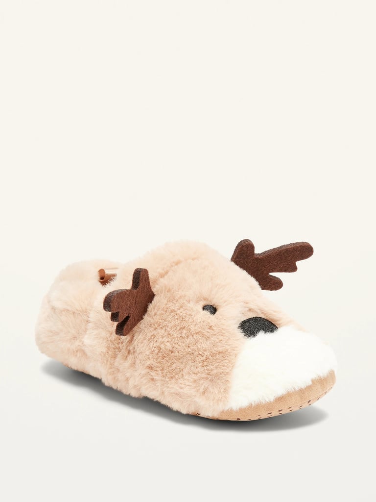 Old Navy Unisex Faux-Fur Critter Slippers for Baby