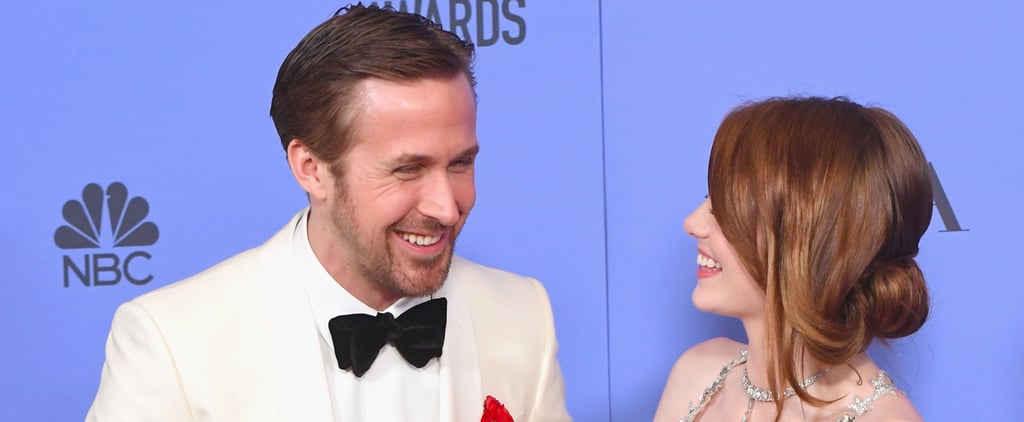 Ryan Gosling Emma Stone's Reaction to Ryan and Andrew's Kiss