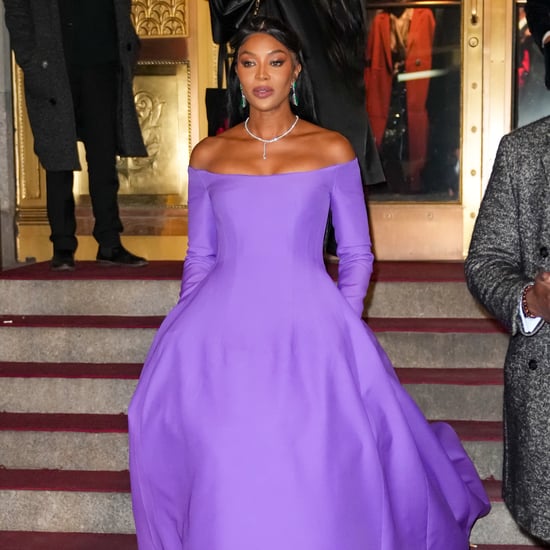 Naomi Campbell's Purple Valentino Dress | Photos