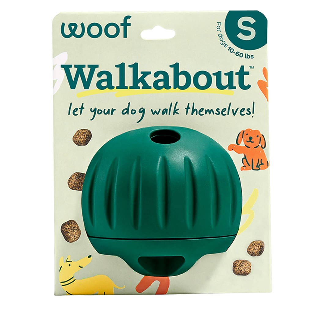 Woof Walkabout Dog Puzzle Toy & Slow-Feeder Kibble Dispenser ($20) 
Part puzzle, part treat feeder, this multipurpose toy keeps your pup fully occupied on busy meeting days. Even better, the game-dispenser format can also provide as much mental stimulation as a walk outside, says veternarian Lindsey Kaplan, DVM.