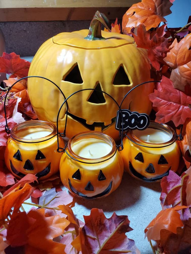 Pumpkin Jack O'Lantern Candles