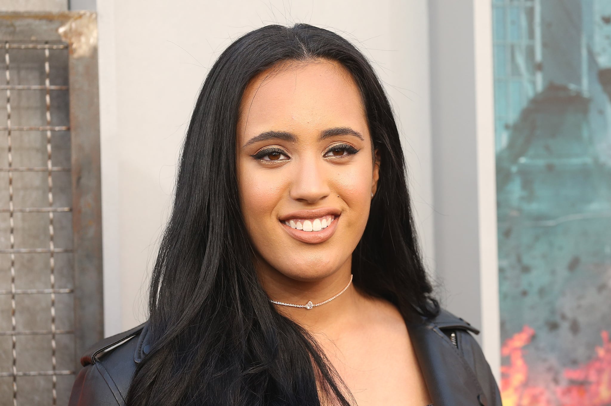 LOS ANGELES, CA - APRIL 04:  Simone Alexandra Johnson arrives to the Los Angeles premiere of Warner Bros. Pictures' 