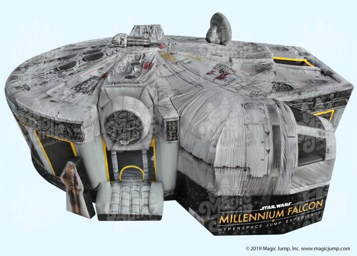 Star Wars Millennium Falcon Bounce House By Magic Jump