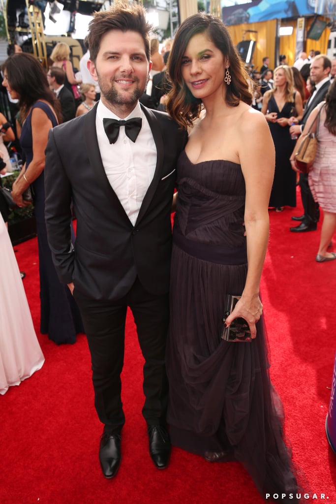 Adam Scott and Naomi Scott