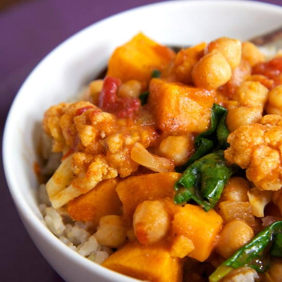 SlowCooker Beans With Quinoa, Scallions, and Cheddar POPSUGAR Food