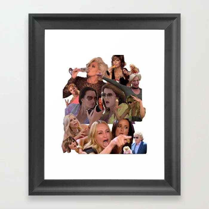 TV-Room Decor: Real Housewives Framed Collage