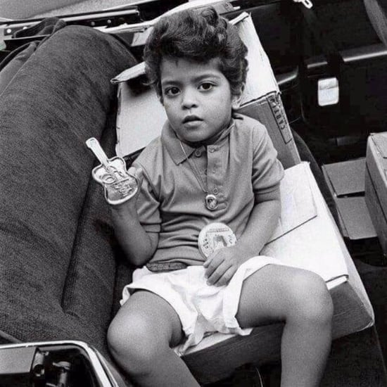 Bruno Mars Throwback Photo June 2017