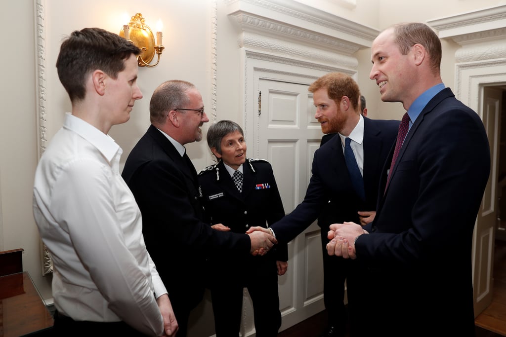 Prince Harry and William With Met Excellence Winners 2018