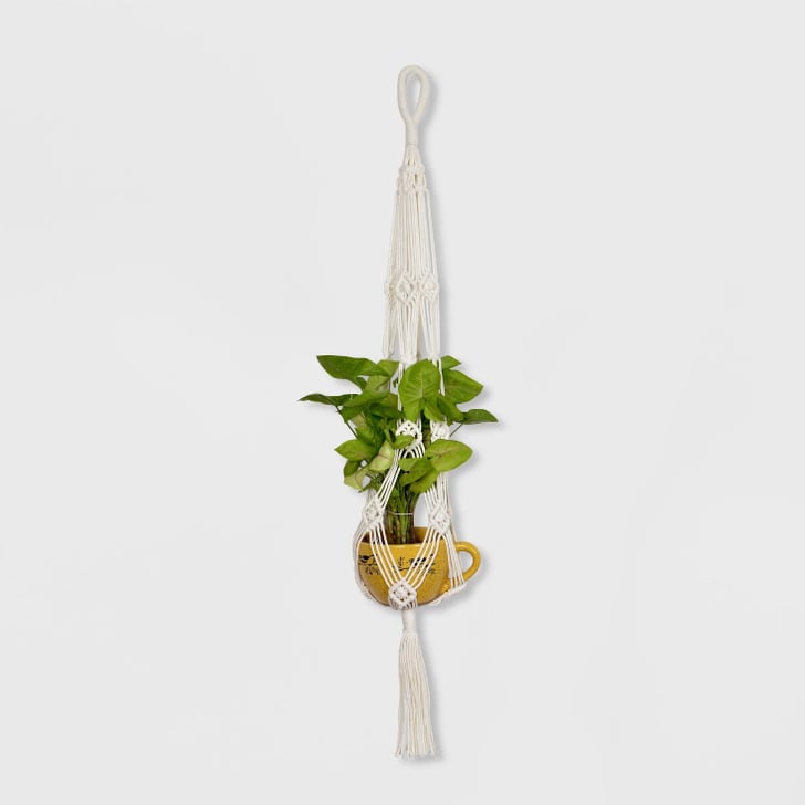 Novelty Macrame Plant Hanger Best Patio Decor From Target POPSUGAR