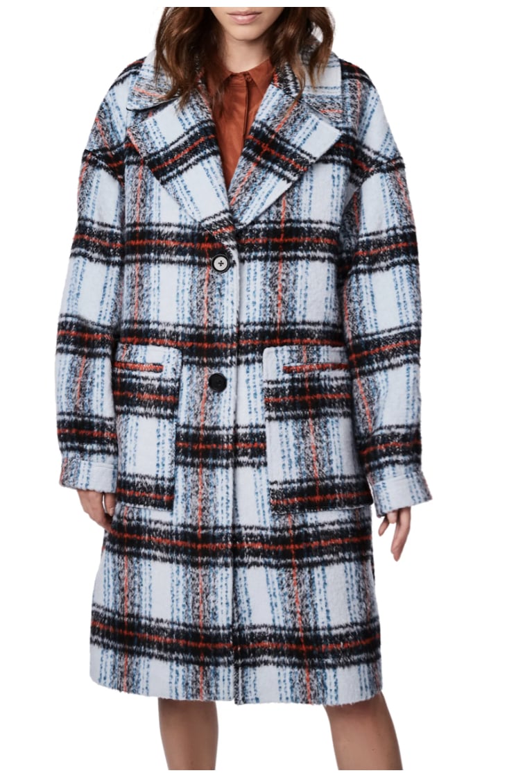 A Cold-Weather Essential: Bernie All the Best Things Plaid Long Coat