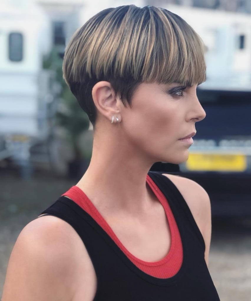 Charlize Theron Debuts Bowl Cut For New Movie Fast 9