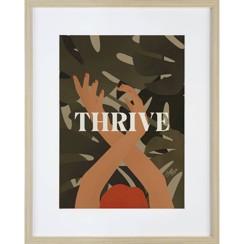 Chantell Marlow Thrive Framed Under Glass Wall Art