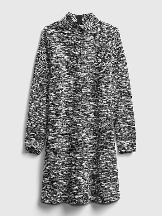 Gap Bouclé Mockneck Swing Dress