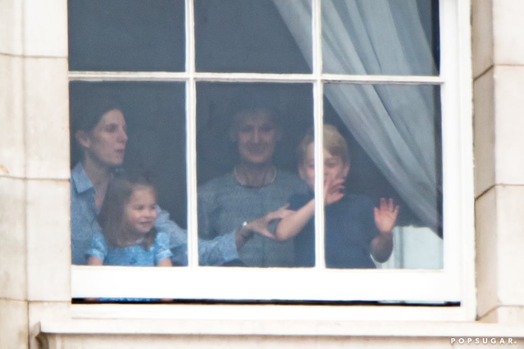 Prince George and Princess Charlotte at RAF Celebration 2018