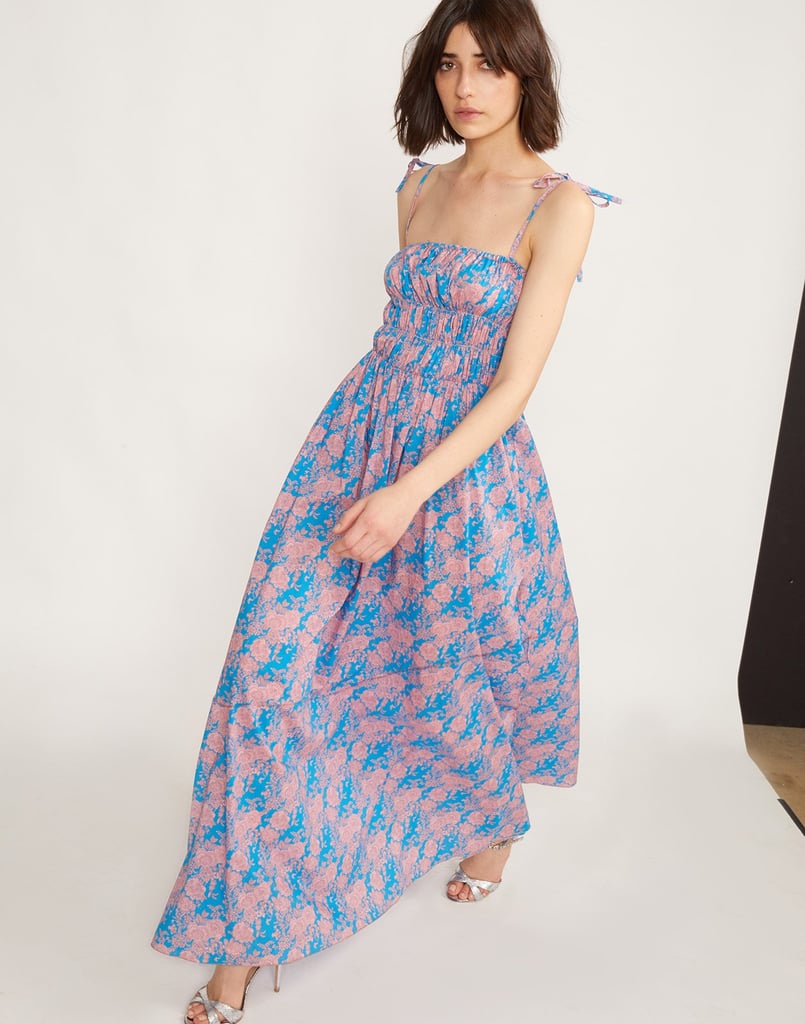 Cynthia Rowley Azores Smocked Maxi Dress