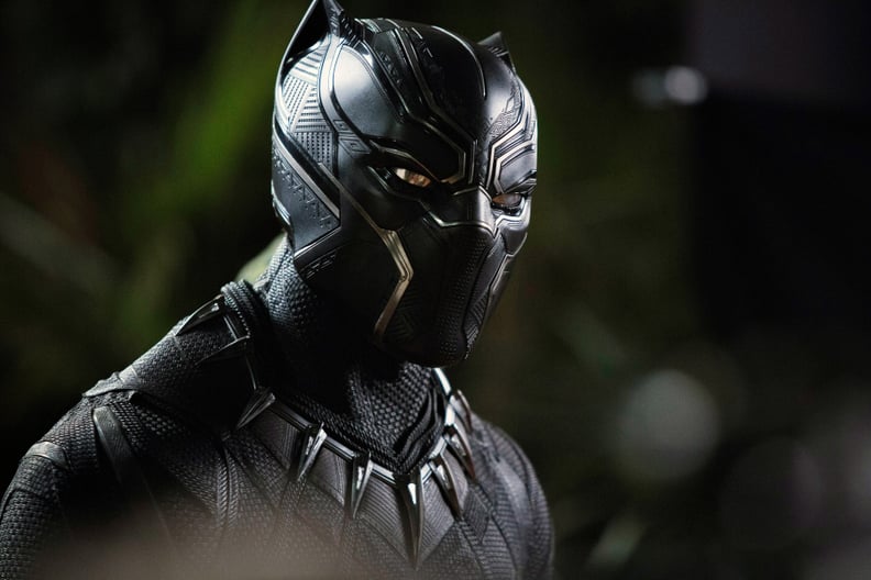 BLACK PANTHER, Chadwick Boseman as Black Panther, 2018. ph: Matt Kennedy / Marvel /  Walt Disney Studios Motion Pictures /Courtesy Everett Collection