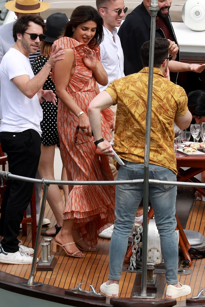 Priyanka Chopra Maxi Dress in Paris