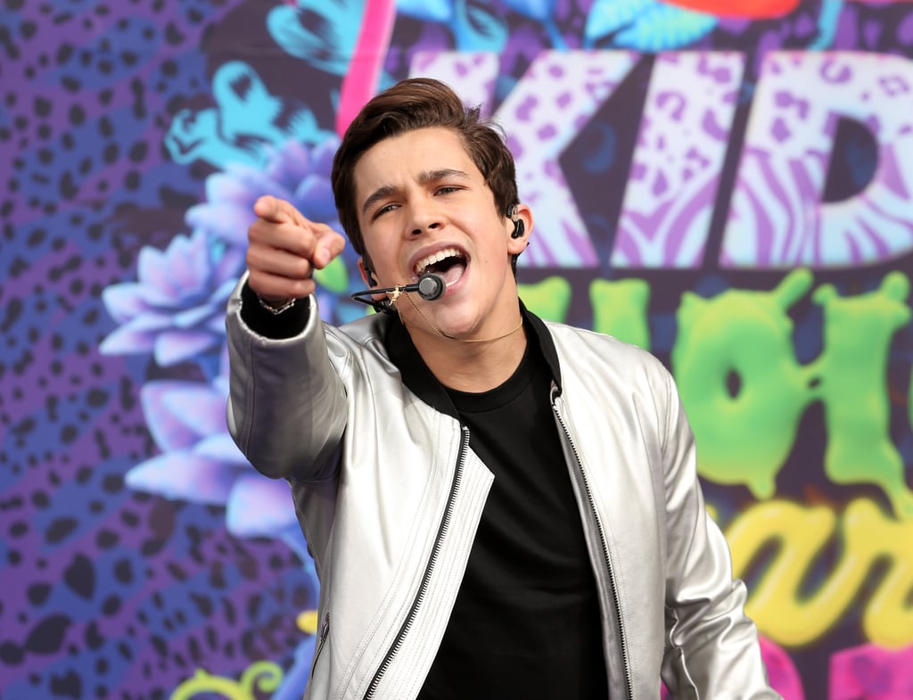 Austin Mahone performed one of his hits.