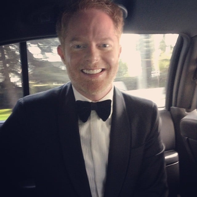 Jesse Tyler Ferguson showed off his bow tie on his way to the show.
Source: Instagram user jessetyler