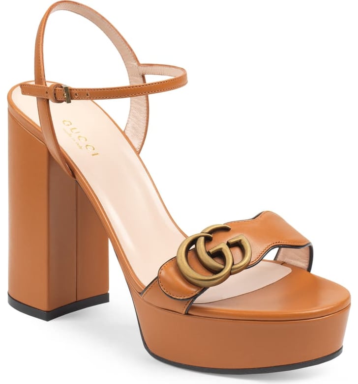 Gucci GG Marmont Platform Sandals | Best Gucci Accessories | POPSUGAR