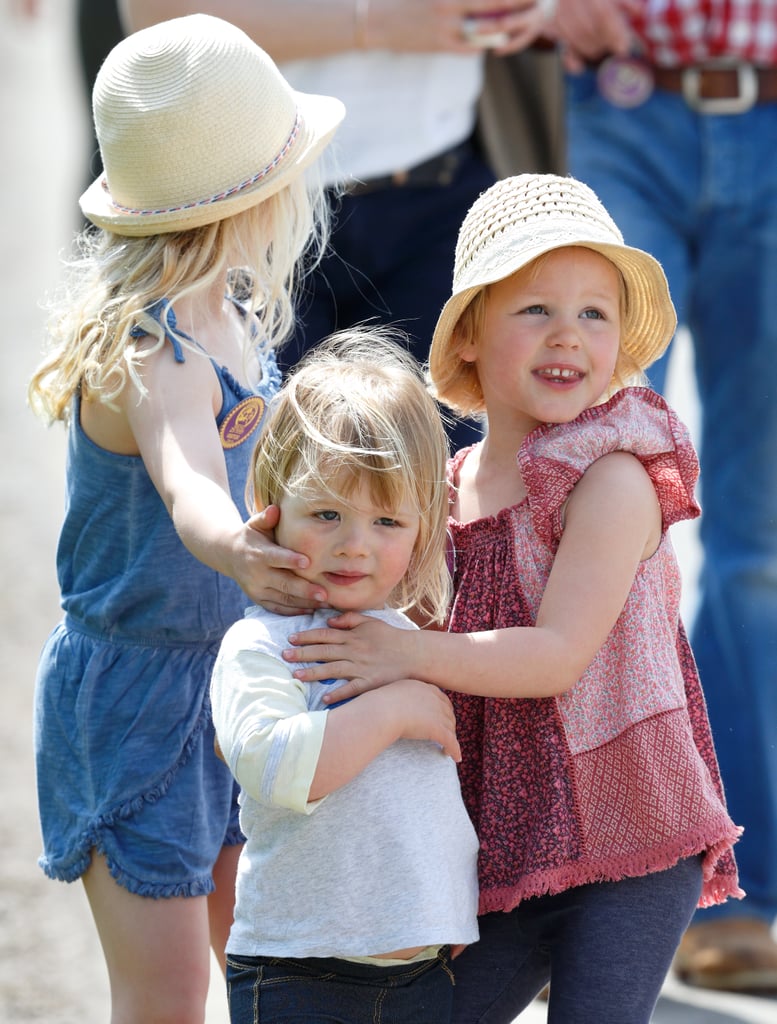 Savannah Phillips, Mia Tindall, and Isla Phillips