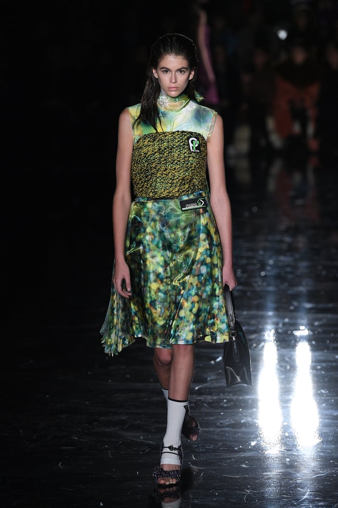 Her Prada Look Was One of the More Colorful Outfits She's Worn This Season
