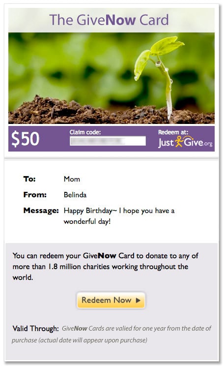 Donate to Their Favorite Charity Donate to Their Favorite Charity