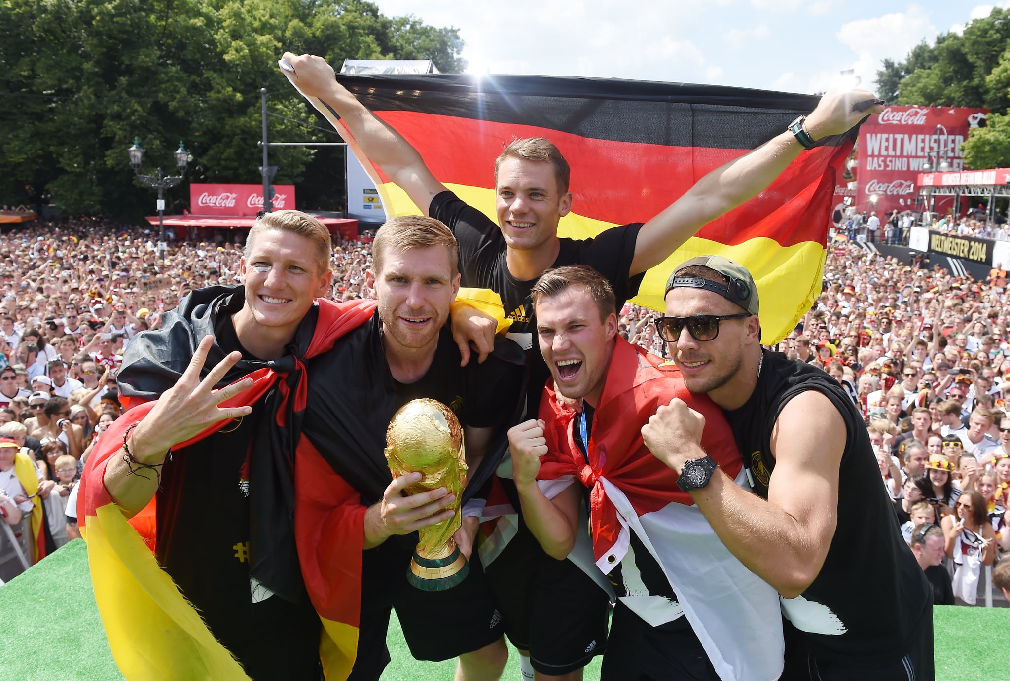 Germany S 14 World Cup Victory Celebration Pictures Popsugar Celebrity