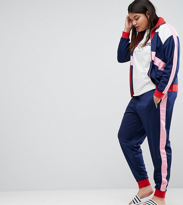 Asos Track Pants with Color Block Panels