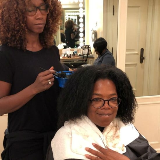 Oprah Dyeing Gray Hair Before the 2018 Golden Globes