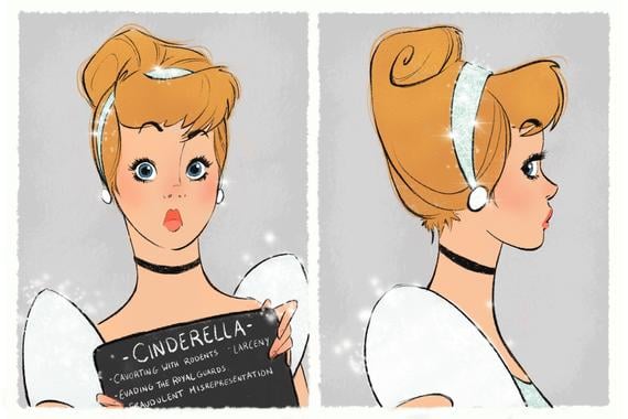 Cinderella's mugshot