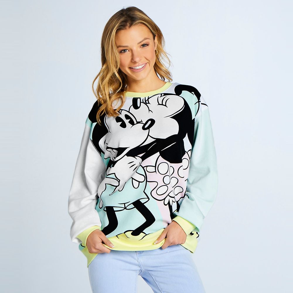 Mickey and Minnie Mouse Pastel Pullover Top