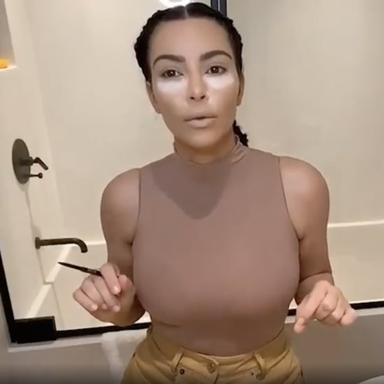 Kim Kardashian Hides in the Bathroom From North West | Video