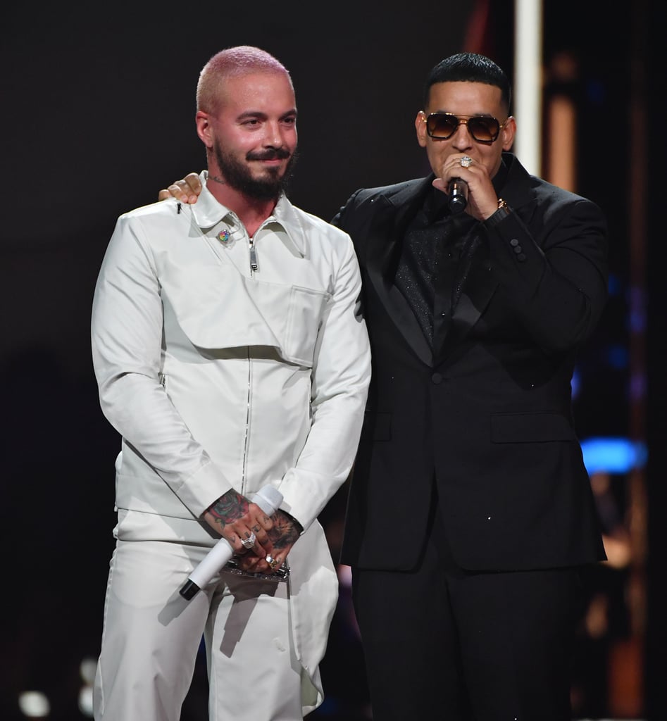 J Balvin Wins Global Icon Award at Premio Lo Nuestro | POPSUGAR Latina ...