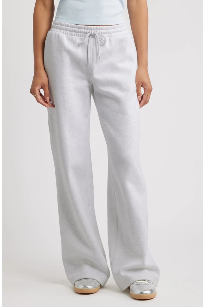 BP. Wide Leg Fleece Pants ($30, originally $45)
Let's face it, there are some wardrobe staples that can always use a revamp, and sweatpants are usually at the top of that list. With six colors to choose from, now is the perfect time to add fresh joggers to your closet before fall. Plus, the drawstring waist and baggy design make these pants the perfect universal style.