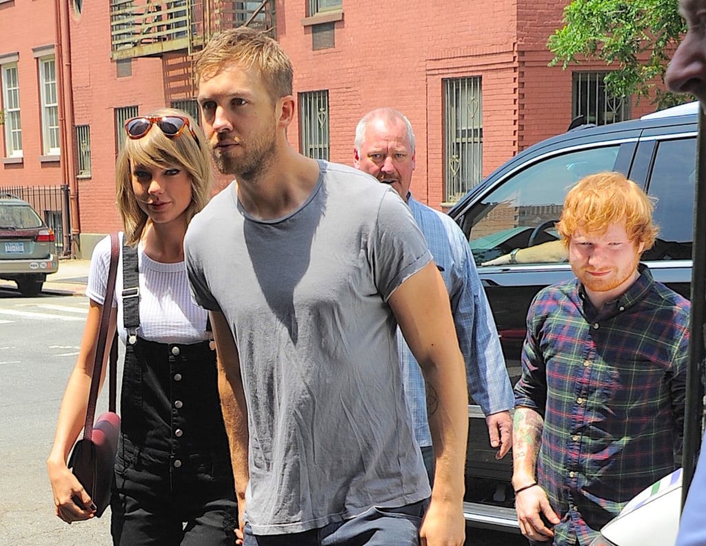 Taylor Swift and Calvin Harris Having Lunch With Ed Sheeran