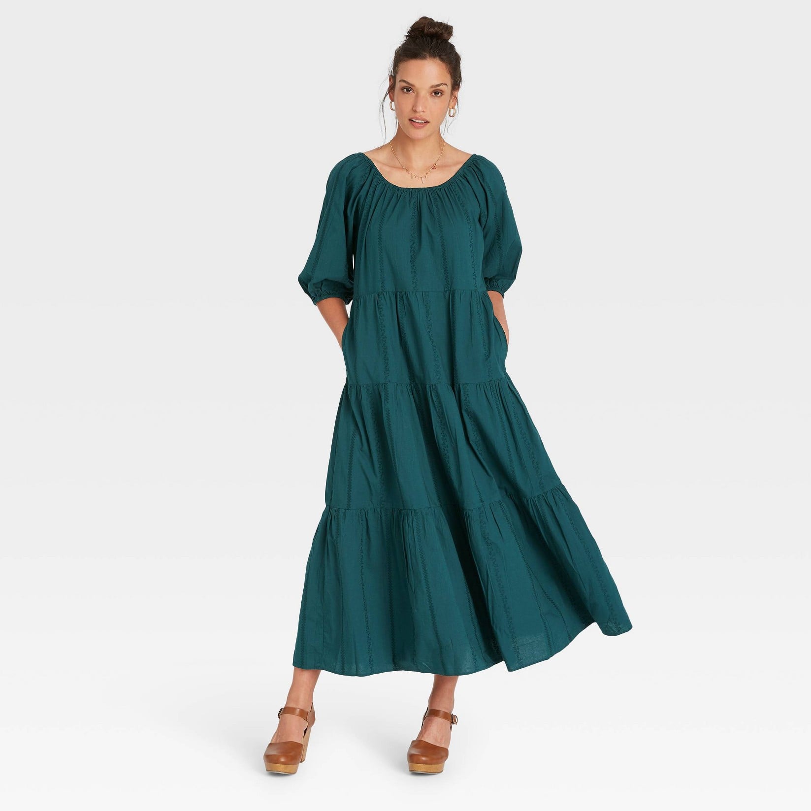 universal thread green dress