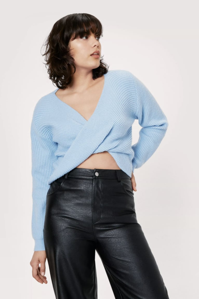 Something With a Twist: Nasty Gal Twist Front Cropped Sweater