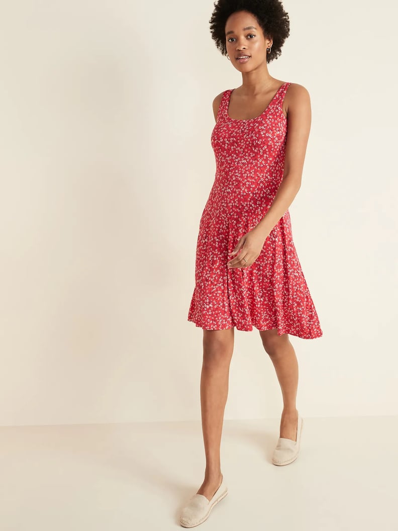 Red polka dot dress old navy deals