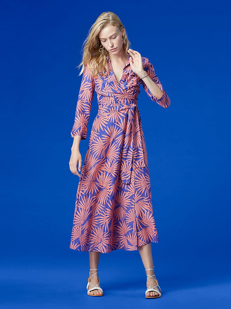 Diane von Furstenberg Collared Wrap Dress