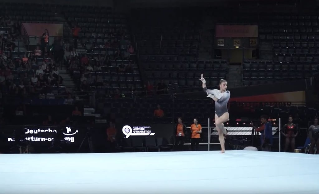 Watch This Gymnast's Billie Eilish Floor Routine