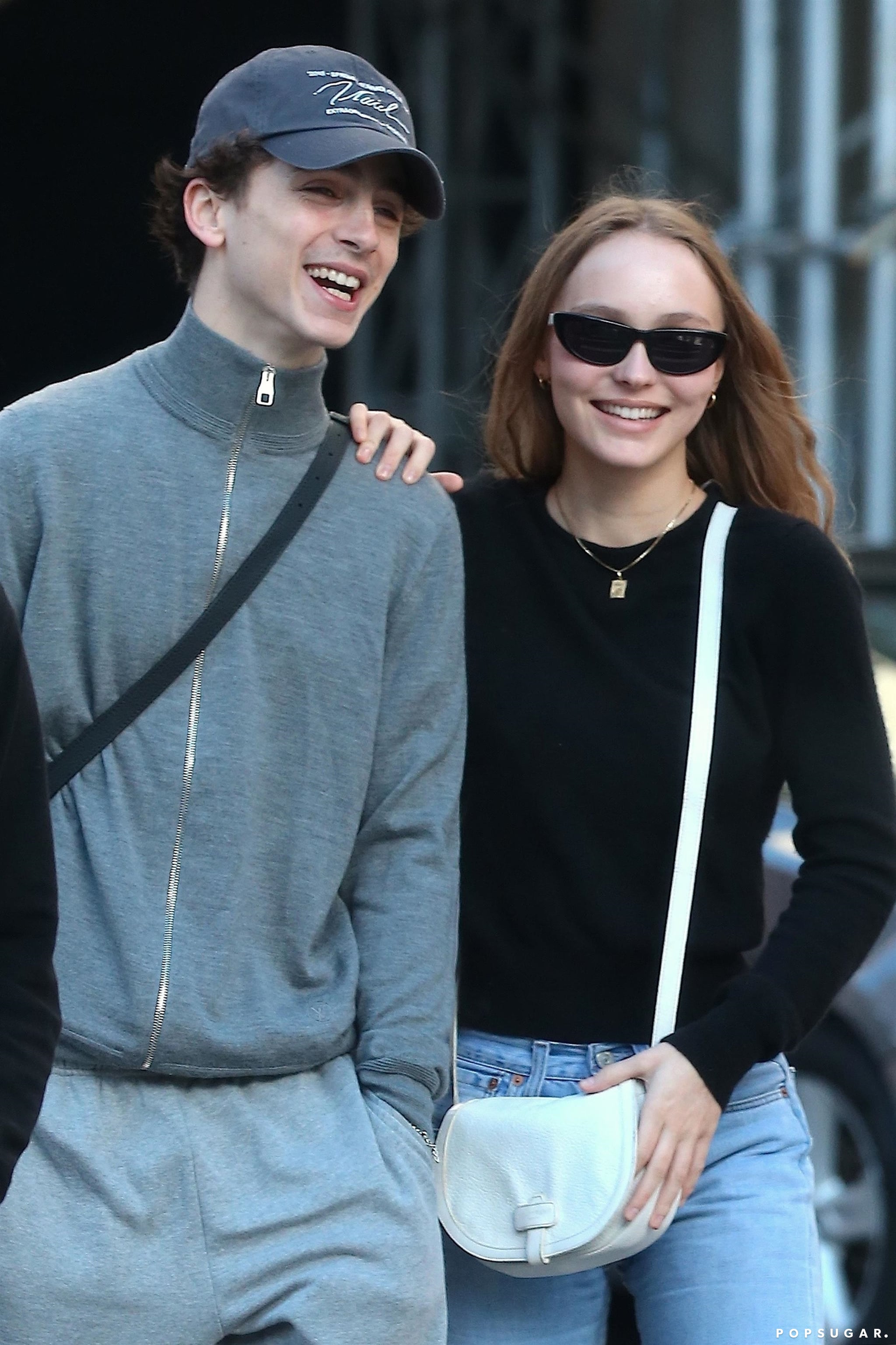 Lily Rose Depp And Timothee cigarettedoree